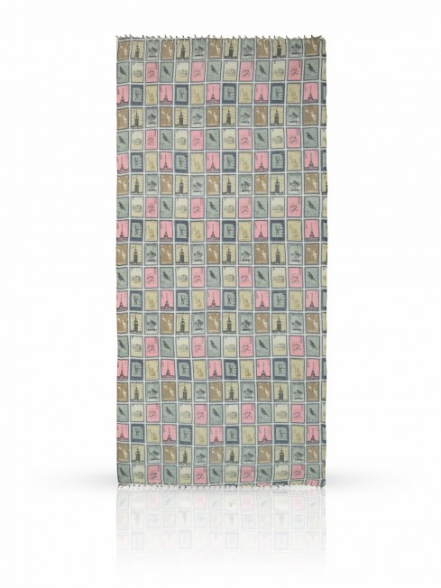 Палантин Женский W-STAMP/PASTEL